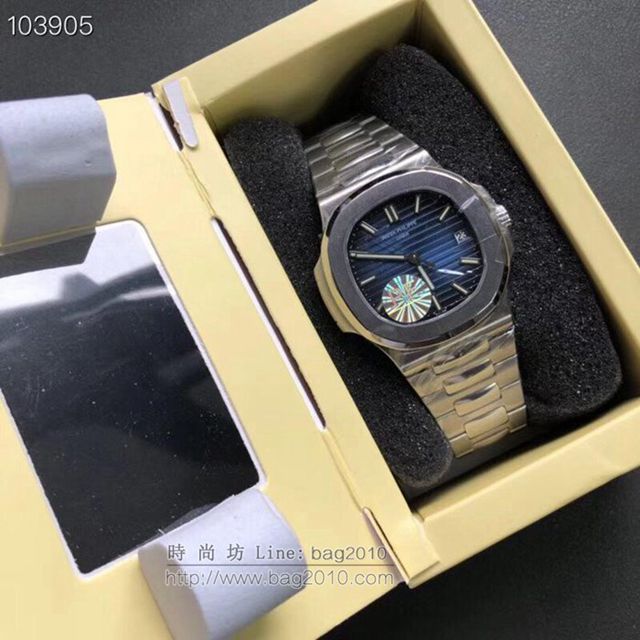 PATEK PHILIPPE手錶 最薄的鋼表之王5711鸚鵡螺 百達翡麗V2版男士表 百達翡麗高端男表  hds1344